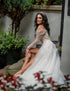Dress with detachable train